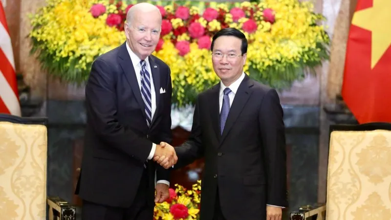 Chủ tịch nước Võ Văn Thưởng tiếp Tổng thống Mỹ Joe Biden 1