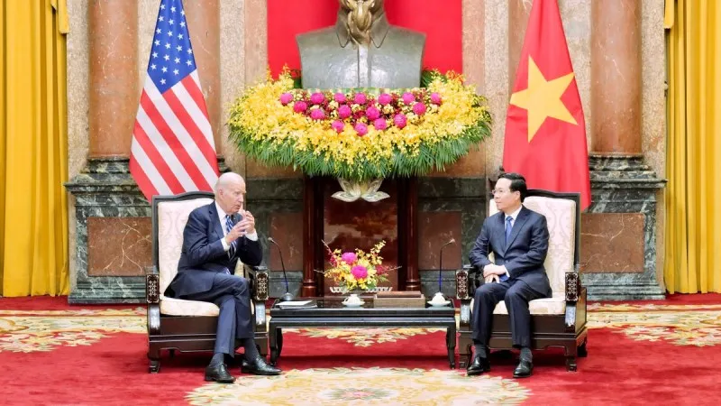 Chủ tịch nước Võ Văn Thưởng tiếp Tổng thống Mỹ Joe Biden 2