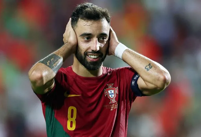 Bruno Fernandes đang thể hiện được tố chất thủ lĩnh tại ĐTQG - Ảnh: Internet