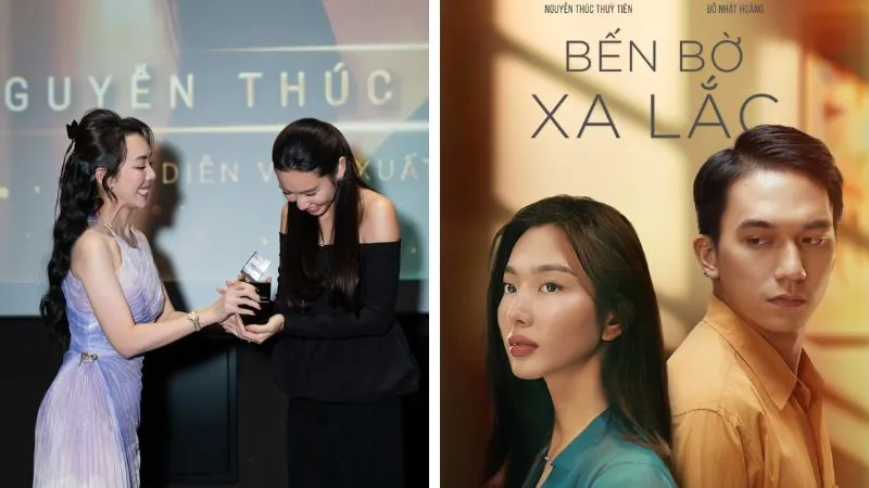Thùy Tiên nhận giải 'Nữ diễn viên xuất sắc nhất' trong phim của NSND Lê Khanh 1