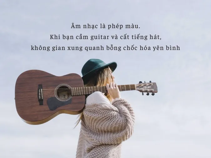 Tuyển tập thơ về đàn guitar, STT về guitar cảm xúc nhất 6