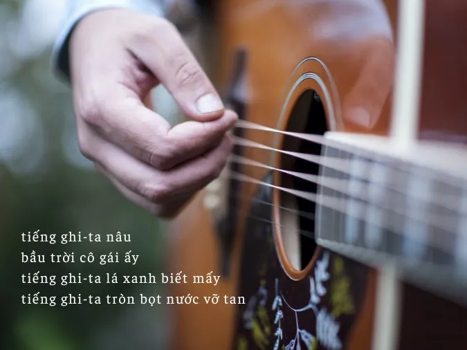 Tuyển tập thơ về đàn guitar, STT về guitar cảm xúc nhất 1