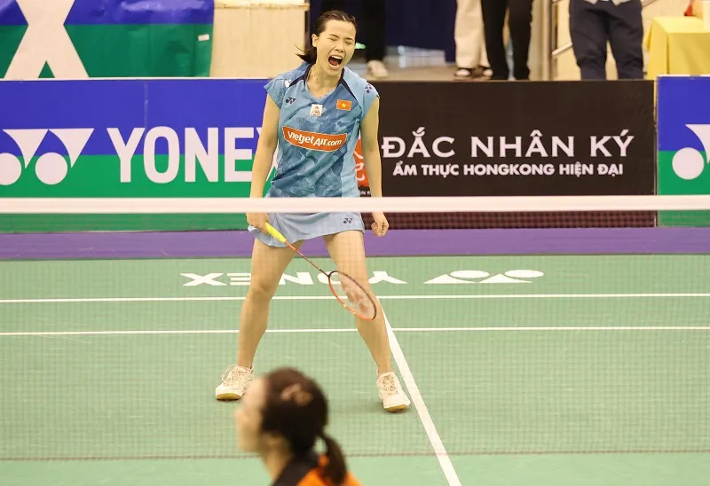 Nguyễn Thùy Linh ngược dòng hạ Vũ Thị Trang ở vòng một Vietnam Open 2023