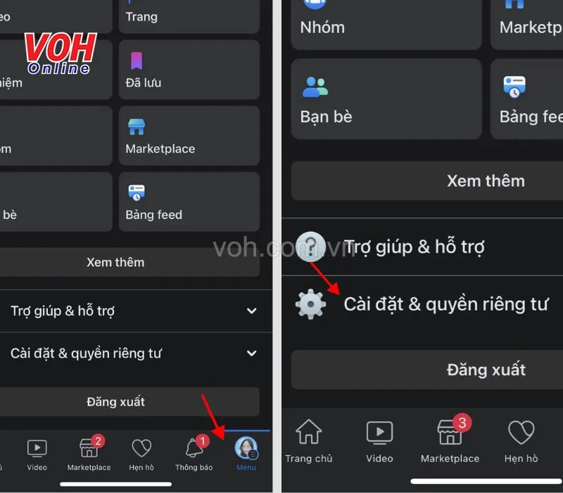 Hướng dẫn cách đăng xuất Messenger trên iPhone 2