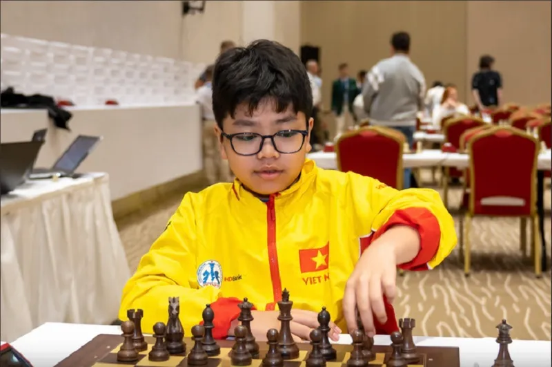 Kỳ thủ 12 tuổi bất ngờ đăng quang Giải cờ vua xuất sắc quốc gia 2023