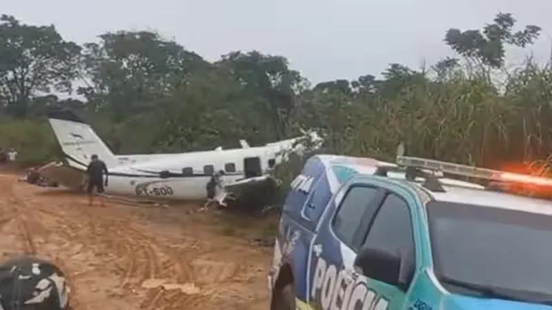 Brazil: Máy bay chở người đi câu cá gặp nạn vì giông bão 1