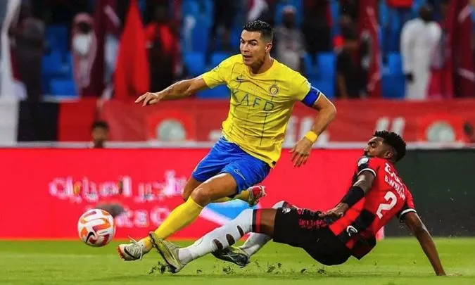 Ronaldo đang ngày một trở lại trong màu áo Al-Nassr - Ảnh: Internet