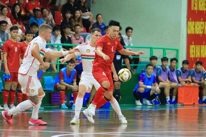 Tuyển futsal Việt Nam thua đậm đối thủ hạng 28 thế giới