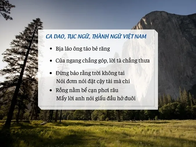 Giải thích “Ăn đơm nói đặt” là gì? Vi phạm phương châm hội thoại nào? 3