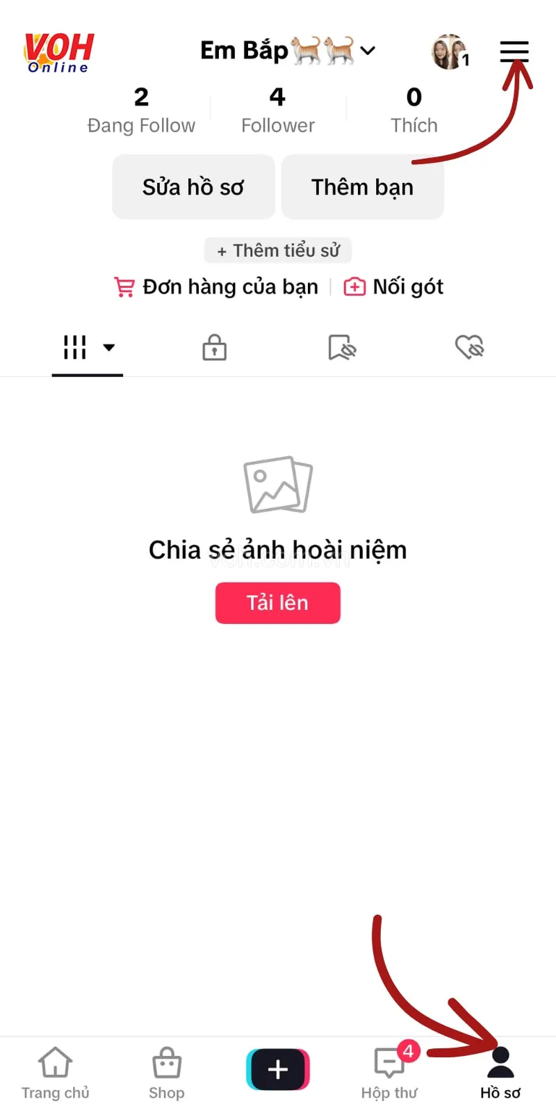 Cách xem lại video đã xem trên TikTok 5