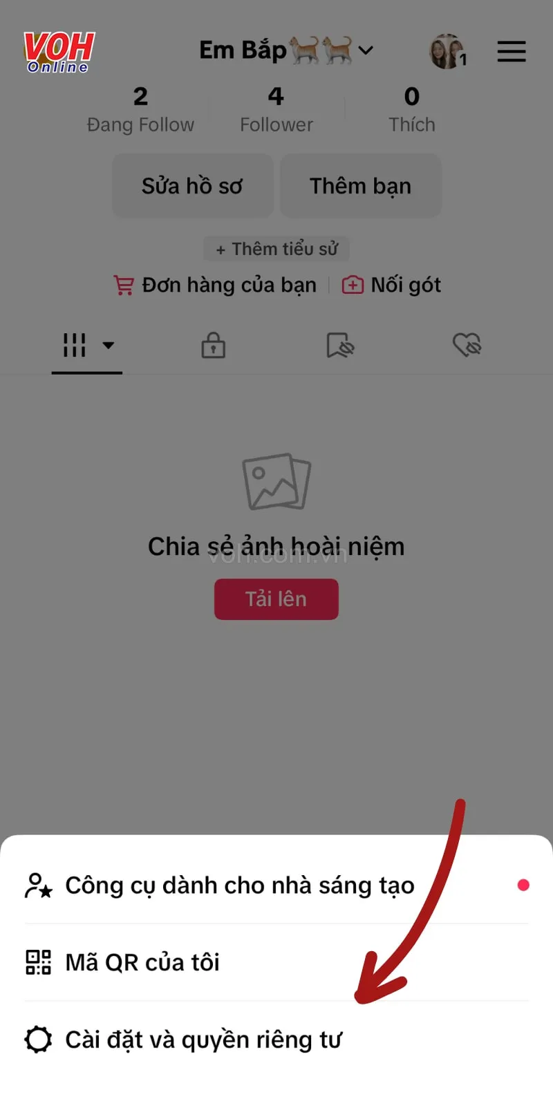 Cách xem lại video đã xem trên TikTok 6