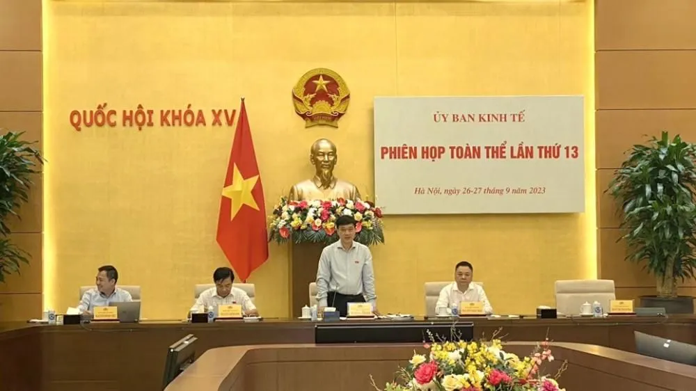 Ủy ban Kinh tế của Quốc hội họp phiên toàn thể lần thứ 13 - Ảnh: Quốc hội