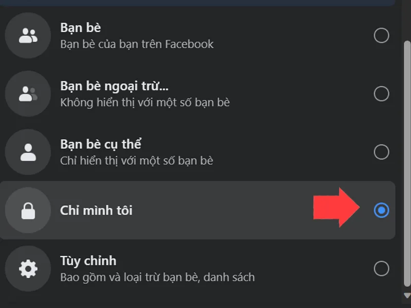 Cách ẩn bạn bè trên Facebook 2023 với điện thoại và máy tính 10