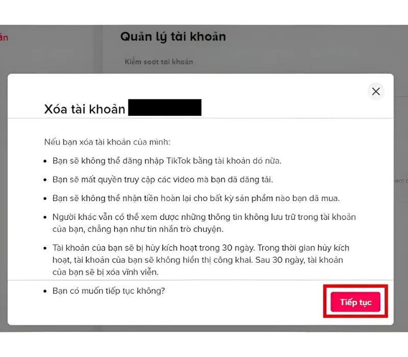 Cách Xoá Tài Khoản Tiktok Vĩnh Viễn Nhanh Nhất 11