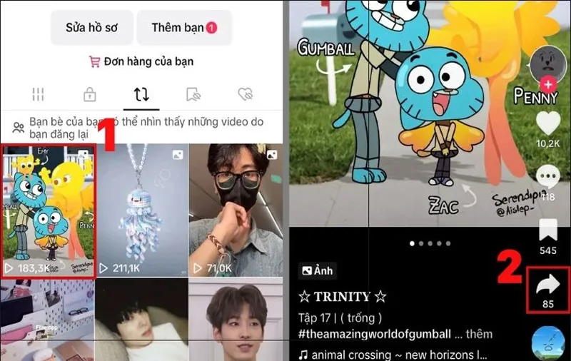 Cách xóa video trên TikTok 10