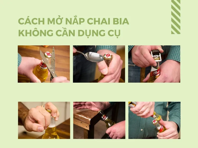 Cách mở nắp chai, nắp lọ không cần dụng cụ, không tốn sức 1