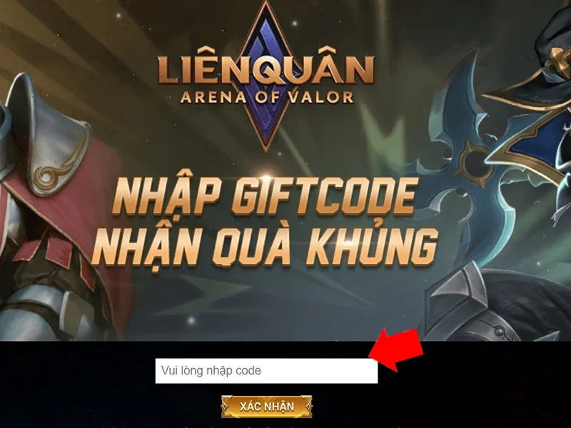 Cách nhập code, Giftcode Liên Quân Free 2023 mới nhất 8