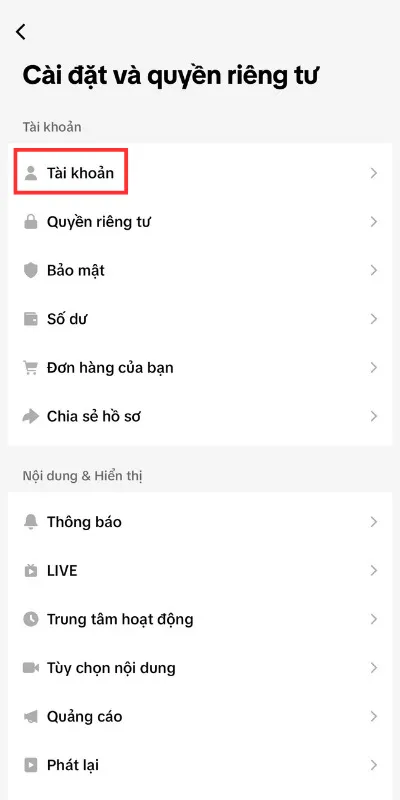 Cách xác minh 18 tuổi trên TikTok cực đơn giản 5