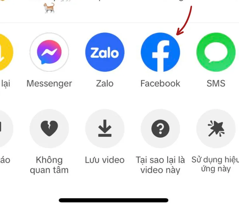 Cách chia sẻ video TikTok lên story Facebook trên điện thoại dễ nhất 5