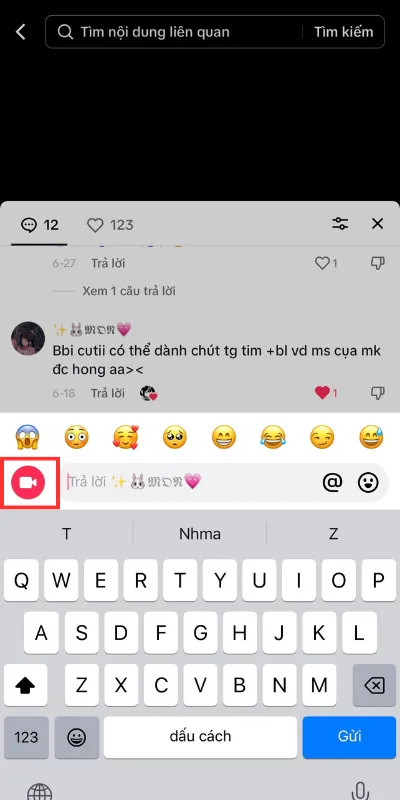 Cách trả lời bình luận trên TikTok bằng video, chữ mới nhất 2023 5