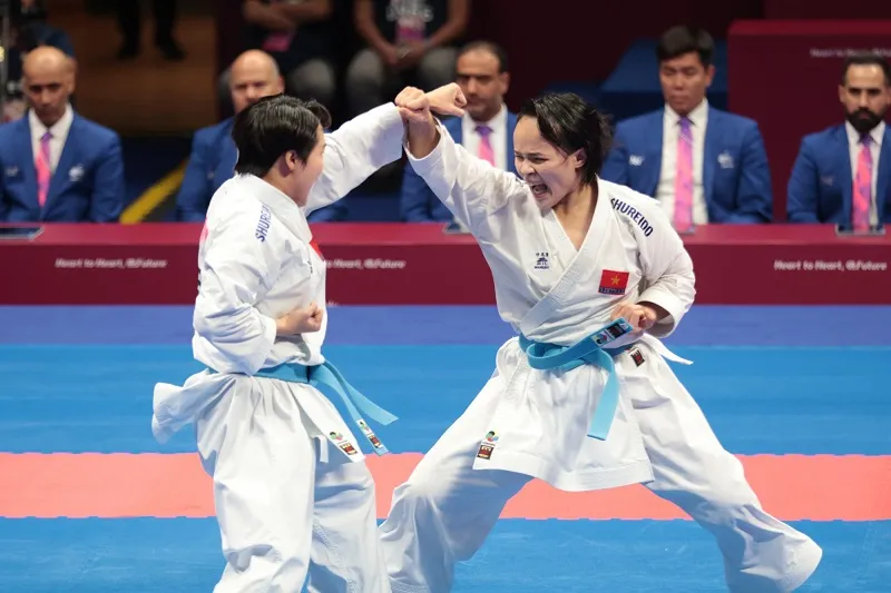 ASIAD 19: Tuyển karate mang về tấm HCV thứ 3 cho thể thao Việt Nam