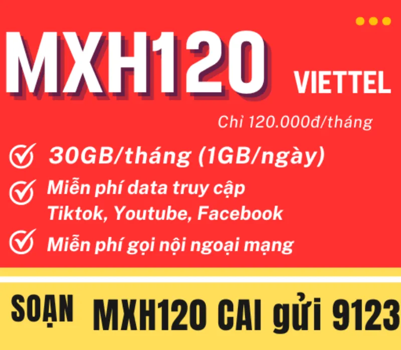 Gói cước và cách đăng ký 4G Viettel mới nhất 4