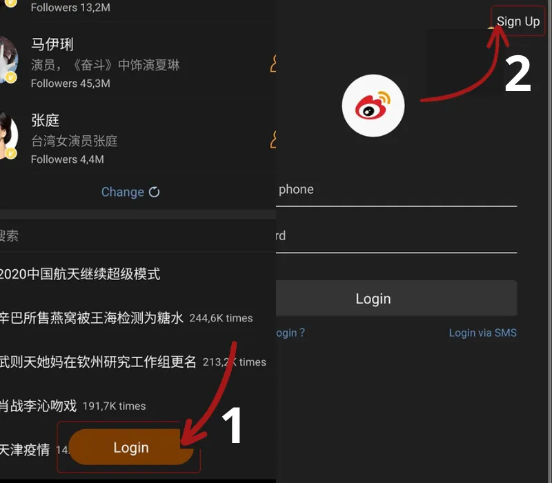 Chia sẻ cách đăng ký Weibo cho người mới 3