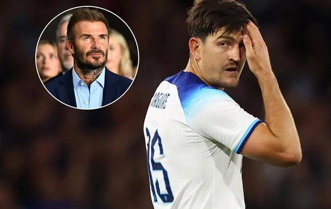 Harry Maguire tiết lộ David Beckham gọi cho anh. Ảnh: Internet