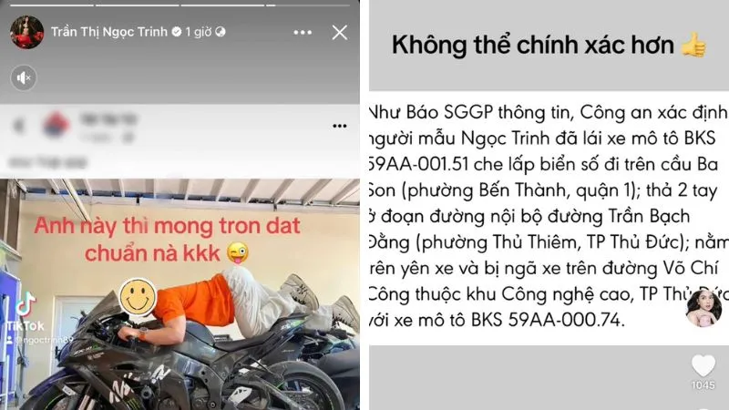 Ngọc Trinh hành xử ra sao sau khi bị xử phạt vì đua xe 2