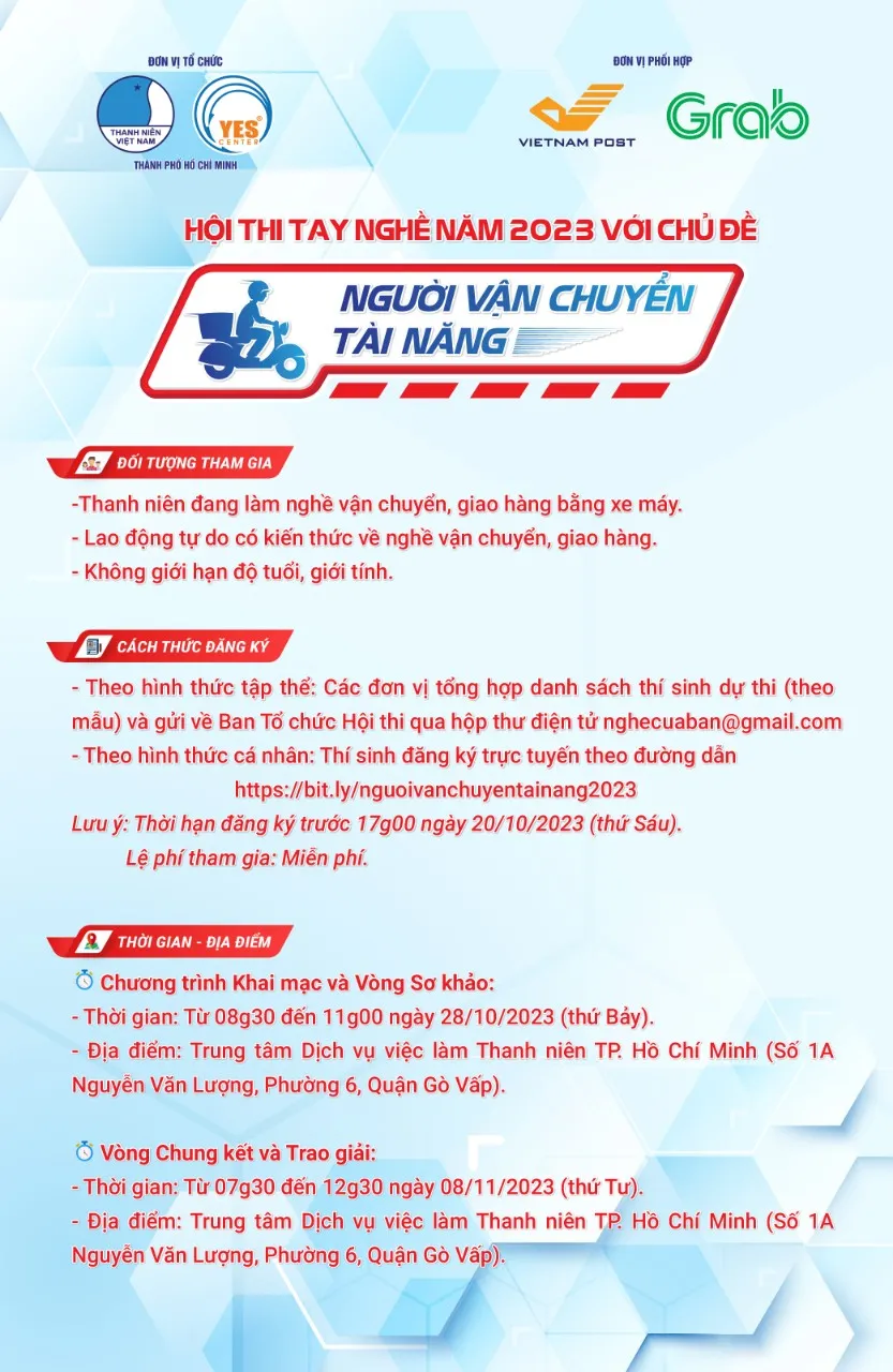 Hội thi tay nghề năm 2023 với chủ đề “Người vận chuyển tài năng” 1