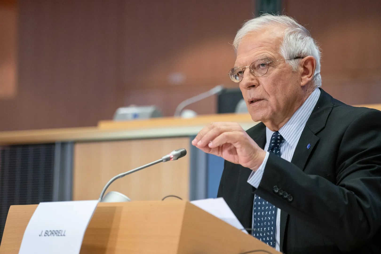 Cao ủy đối ngoại EU Josep Borrell - Ảnh: Quốc hội EU