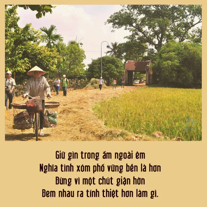 Những câu nói hay về tình làng nghĩa xóm 4