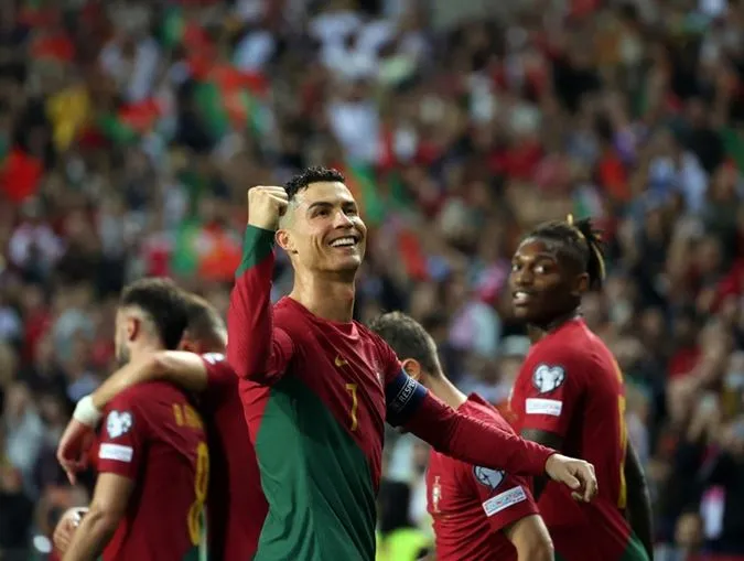 Ronaldo cho thấy phong độ ghi bàn của anh trong năm 2023 cực kỳ đáng nể - Ảnh: Internet