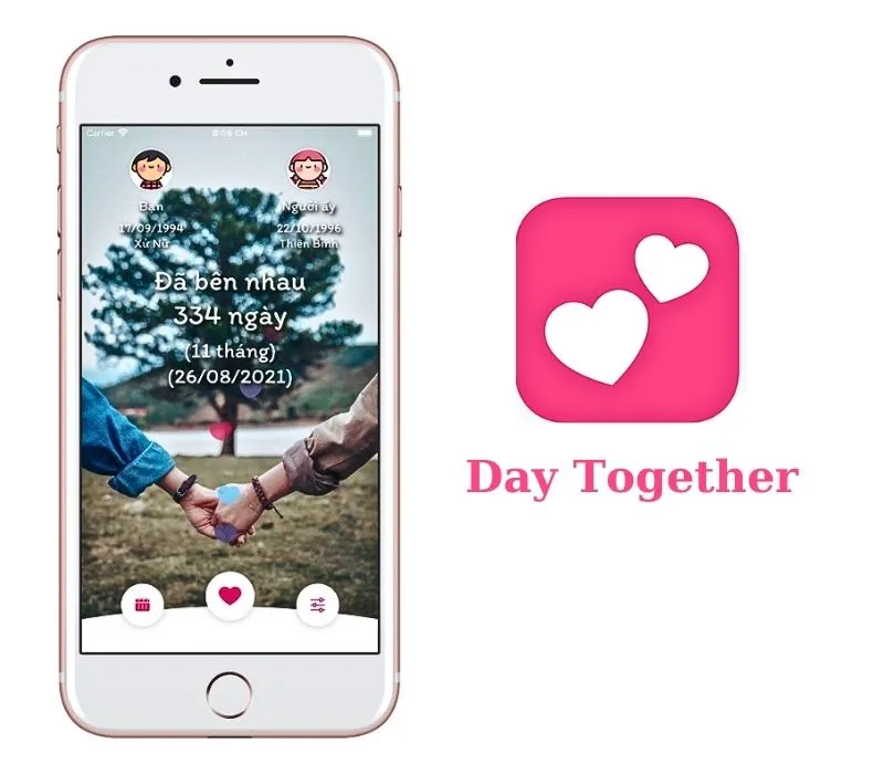 List 10 app/ứng dụng đếm ngày yêu được tải nhiều nhất 11