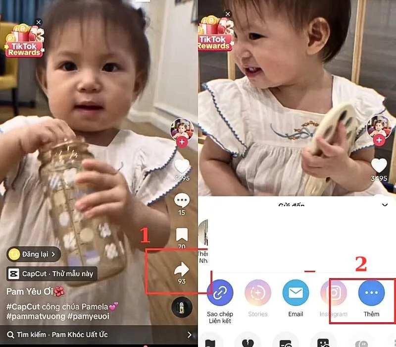 Hướng dẫn cách lưu video TikTok không có nút lưu đơn giản nhất 5