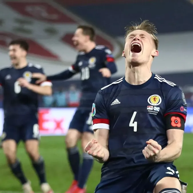 Scott McTominay đã ghi 6 bàn tại vòng loại EURO 2024 - Ảnh: Internet