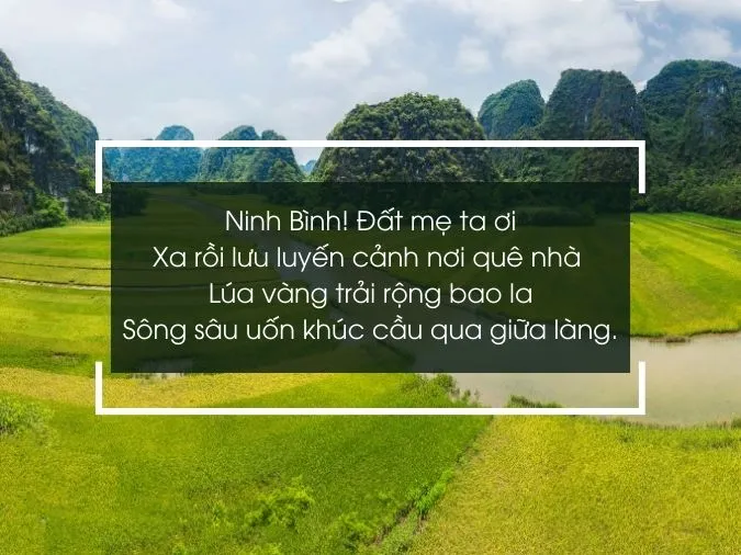 48 bài thơ về Ninh Bình, ca dao tục ngữ về vùng đất Cố đô cổ kính 5