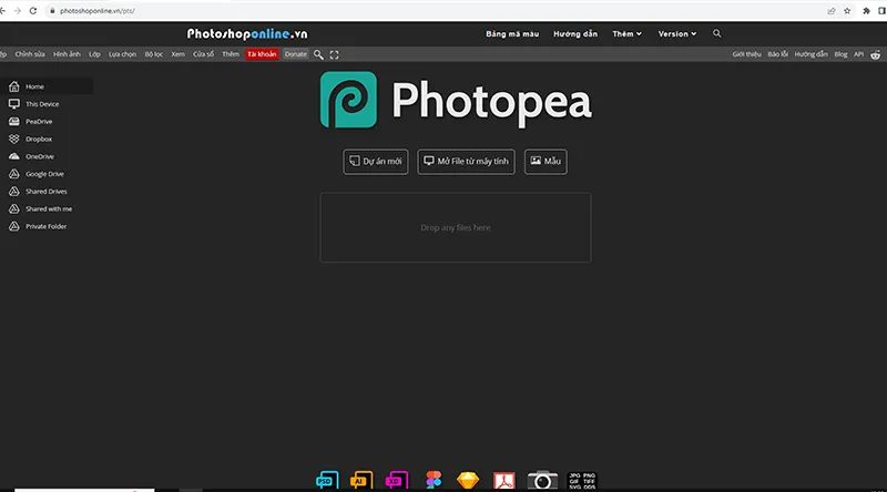 Đã có Photoshop bản website tích hợp AI 2