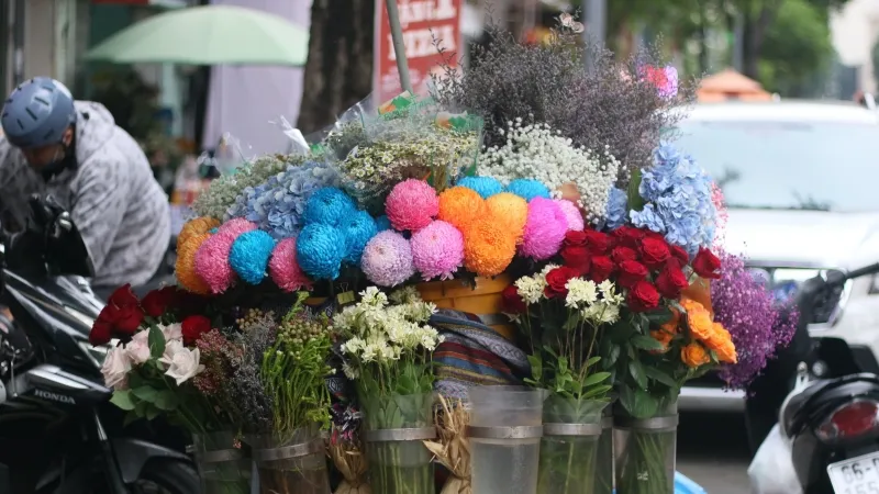 Đường phố TPHCM ngập tràn sắc hoa mừng ngày 20/10 3