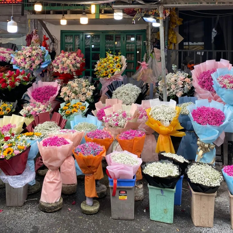 Đường phố TPHCM ngập tràn sắc hoa mừng ngày 20/10 10