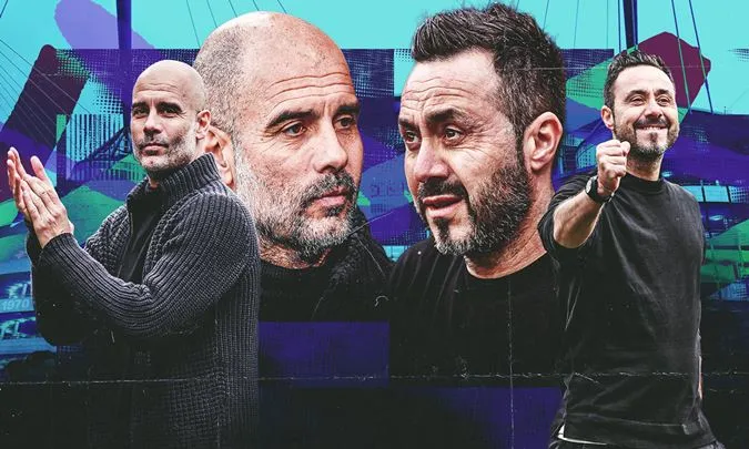 Pep chọn De Zerbi làm HLV thay thế mình tại Man City - Ảnh: Internet