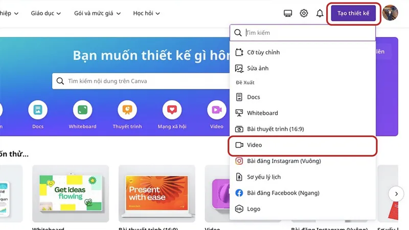 Cách chèn video vào Canva bằng máy tính và điện thoại nhanh nhất 24