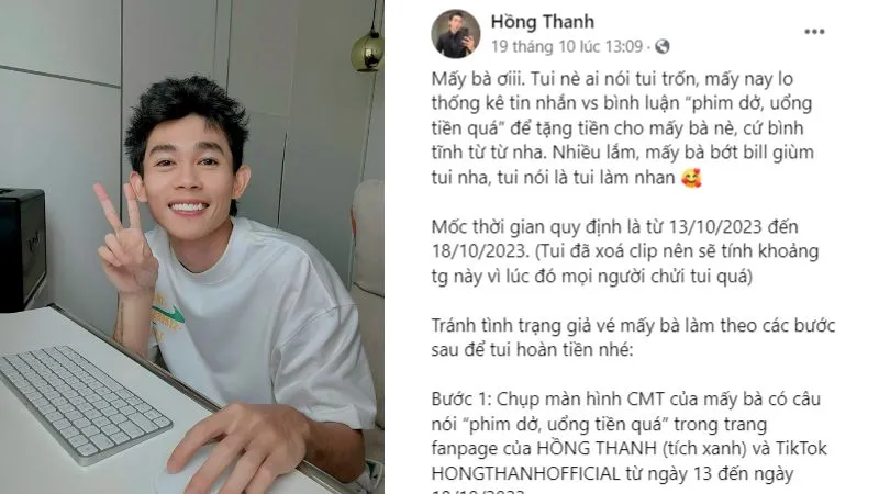 Hồng Thanh lên tiếng xin lỗi về phát ngôn “trả gấp đôi tiền vé cho ai chê phim” 2