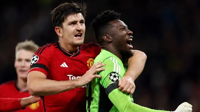 Harry Maguire và Onana thi nhau tỏa sáng - Ảnh: Internet