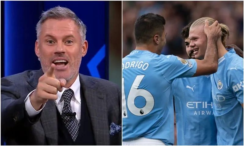 Jamie Carragher cho rằng Man City cần phải bị giáng xuống hạng nghiệp dư - Ảnh: Internet