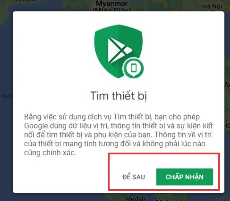 Hướng dẫn cách tìm điện thoại bị mất qua Gmail nhanh chóng 3