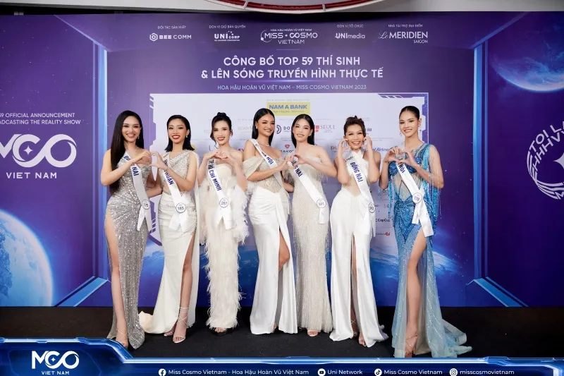 Cận cảnh Top 59 Hoa hậu Hoàn vũ Việt Nam - Miss Cosmo Vietnam 2023 qua bộ ảnh Glamshot 1