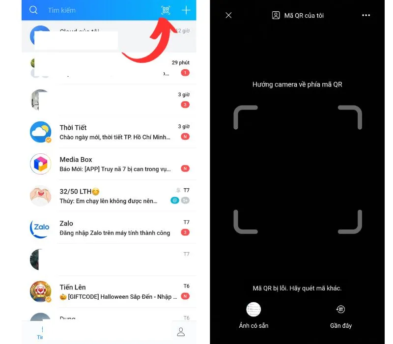 Hướng dẫn cách quét mã QR trên Zalo đơn giản nhất 2
