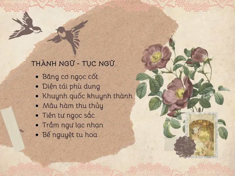 Giải thích câu thành ngữ “Chim sa cá lặn” nghĩa là gì? 3