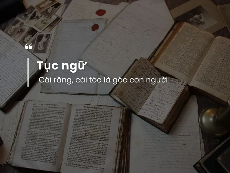 Ca dao, tục ngữ, những câu nói hay về răng miệng 3